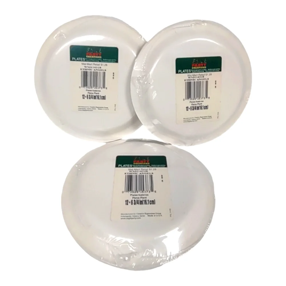 Ethnic Angel Party Creations Plates Bundle